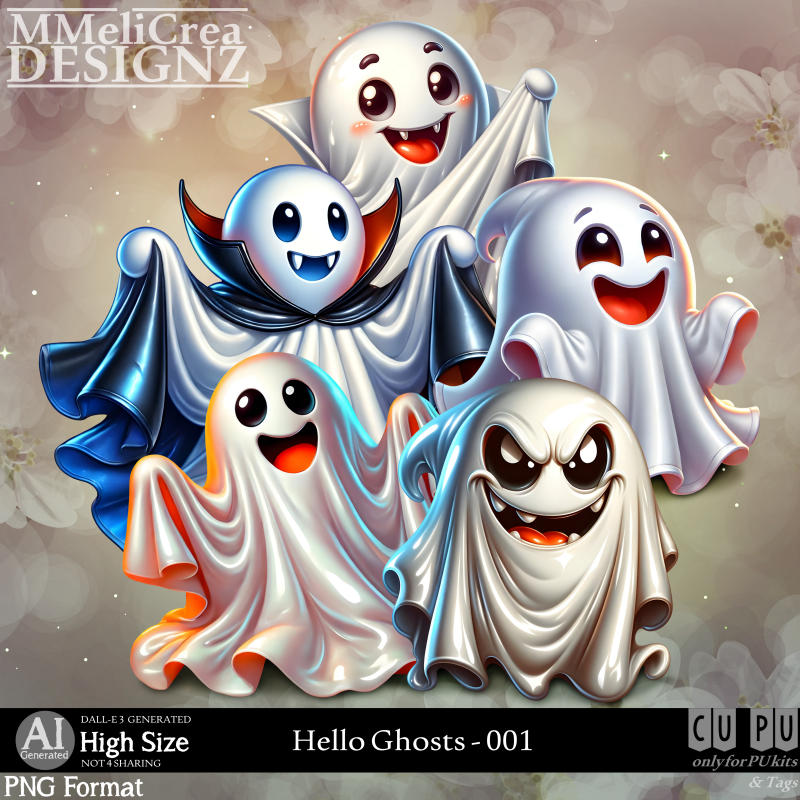 (image for) AI - Hello Ghosts - CU001 (CU4PU/PNG/PACK)